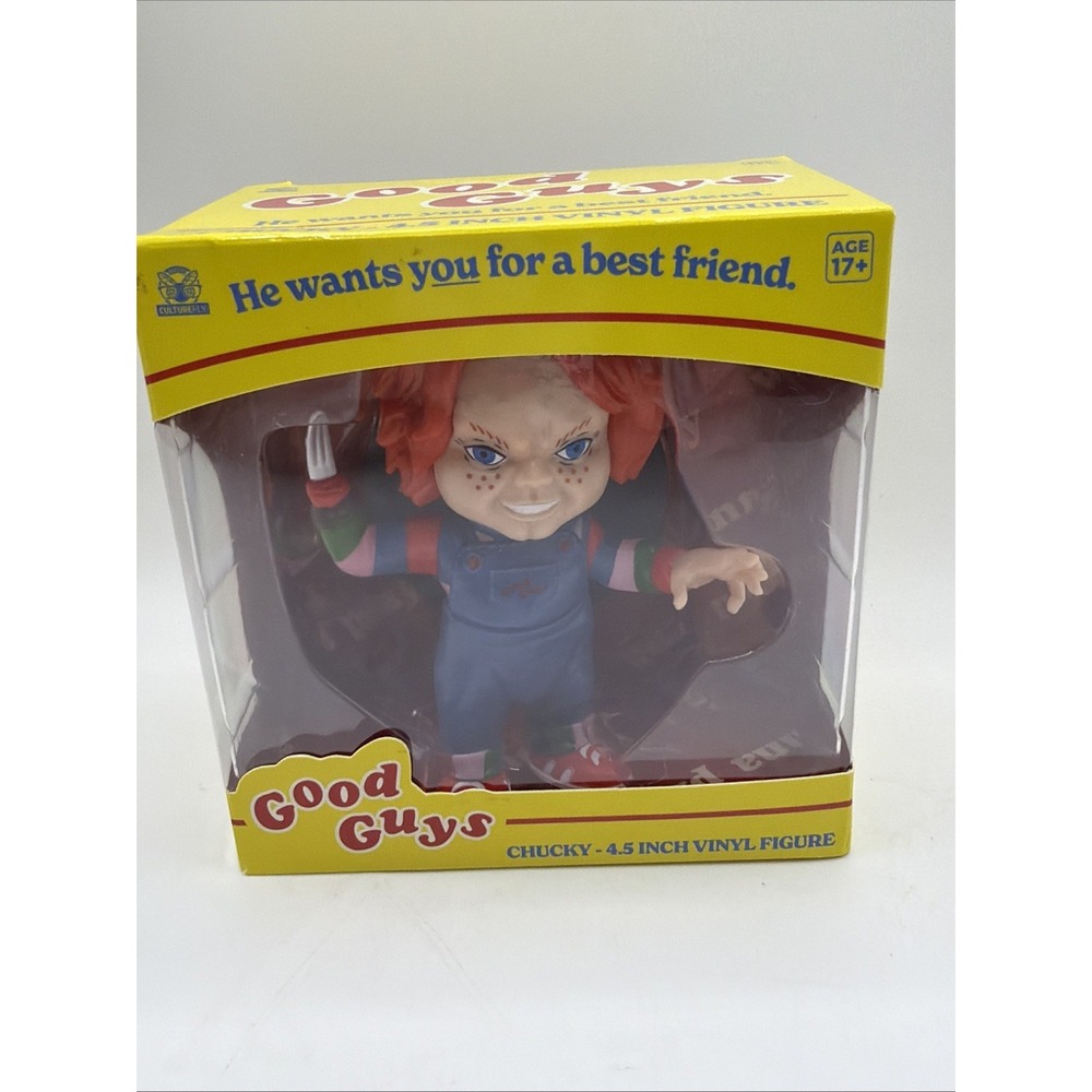 Rare Culturefly Good Guys Chucky Child's Play 4.5 Inch Vinyl Figure Brand New